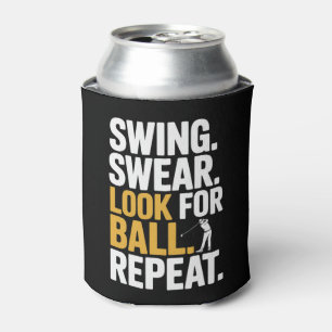 Swing Zweer Zoek Bal Herhaal Golf Golfers Golf Blikjeskoeler