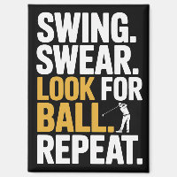 Swing Zweer Zoek Bal Herhaal Golf Golfers Golf