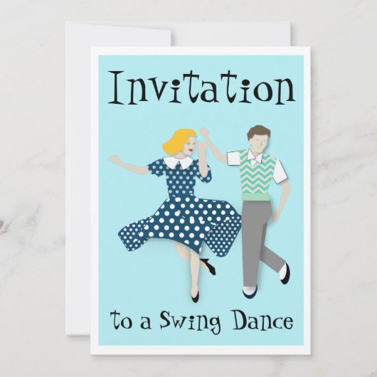 Swingdans Kaart (Voorkant)