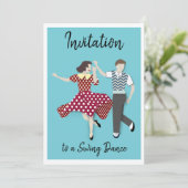 Swingdans Kaart (Staand voorkant)