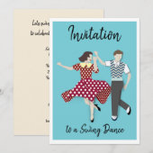 Swingdans Kaart (Voorkant / Achterkant)