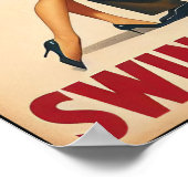 swingdansgroet voor militaire dienst poster (Hoek)