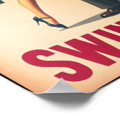  swingdansgroet voor militaire dienst poster (Hoek)