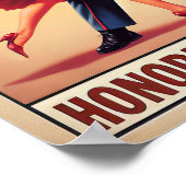 swingdansgroet voor militaire dienst poster (Hoek)