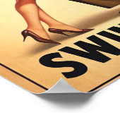swingdansgroet voor militaire dienst poster (Hoek)