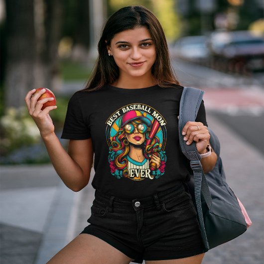 Swingen voor de sterren beste honkbal mam t-shirt