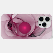 Swingende Fractal, Moderne Abstracte Bes Pink Kuns Case-Mate iPhone Case (Achterkant (horizontaal))