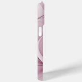 Swingende Fractal, Moderne Abstracte Bes Pink Kuns Case-Mate iPhone Case (Achterkant / Rechts)