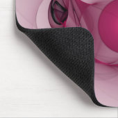 Swingende Fractal, Moderne Abstracte Bes Pink Kuns Muismat (Hoek)