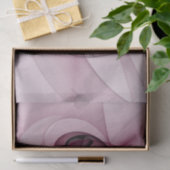 Swingende Fractal, Moderne Abstracte Bes Pink Kuns Tissuepapier (Geschenk)