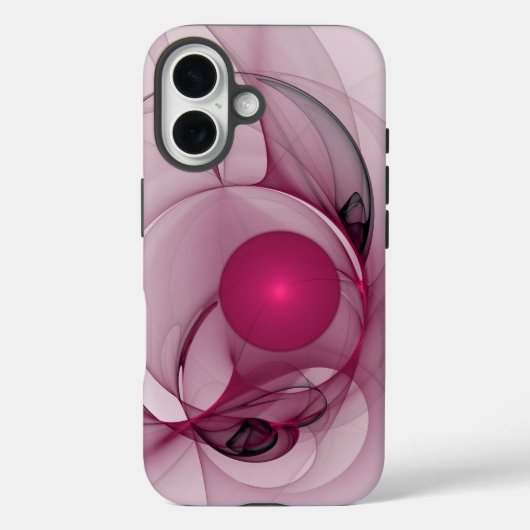 Swingende Fractal, Moderne Abstracte Besroze Kunst Case-Mate iPhone Case (Achterkant)