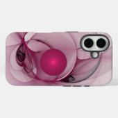 Swingende Fractal, Moderne Abstracte Besroze Kunst Case-Mate iPhone Case (Achterkant (horizontaal))