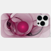 Swingende Fractal, Moderne Abstracte Besroze Kunst Case-Mate iPhone Case (Achterkant (horizontaal))
