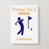 Swingende golfer Thunder_Thunder_Cove Button (Voorkant)