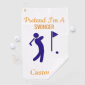 Swingende golfer Thunder_Thunder_Cove Golfhanddoek (Insitu)