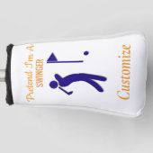Swingende golfer Thunder_Thunder_Cove Golfheadcover (Voorkant)