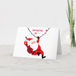 SWINGENDE KERSTMIS KAART VOOR IEDEREEN