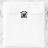 Swingende luiaards hangen daar in de Sticker (Tas)
