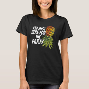 Swinger Ananas Feest Grappige Bachelor Vernederend T-shirt