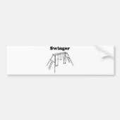 Swinger Bumpersticker (Voorkant)