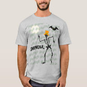 Swinger Halloween Skeleton T-shirt (Voorkant)