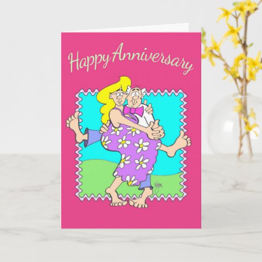 SWINGER JUBILEUM KAART (Gele Bloem)