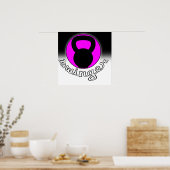 "Swinger" Kettlebell Fitness Poster (Keuken)