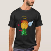 Swinger ondersteboven ananas half dun t-shirt (Voorkant)
