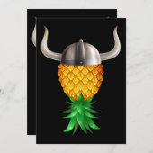Swinger ondersteboven ananas Viking King Pet Kaart (Voorkant / Achterkant)