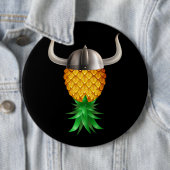 Swinger ondersteboven ananas Viking King Pet Ronde Button 6,0 Cm (In situ)