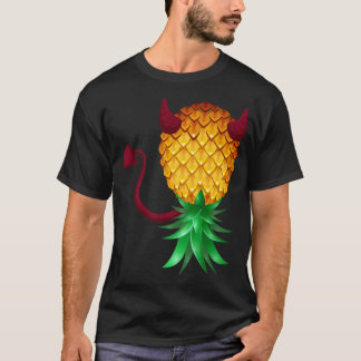 Swinger ondersteboven Bad Pineapple Devil Horn T-shirt