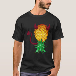 Swinger ondersteboven Bad Pineapple Devil Horn T-shirt