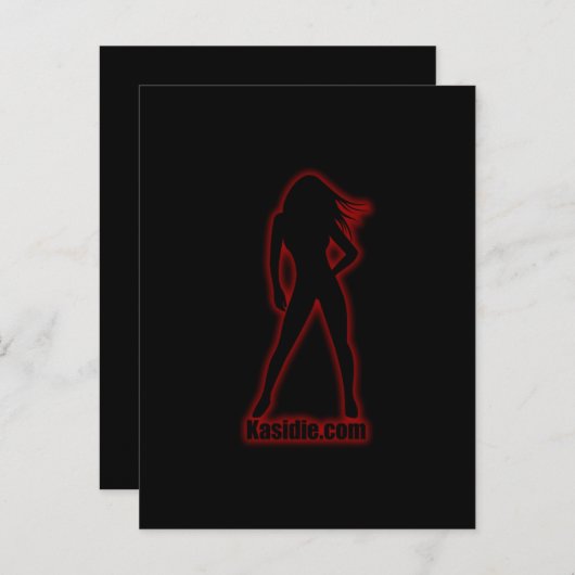 Swinger Party Invitation Card Uitnodiging Briefkaart (Voorkant / Achterkant)