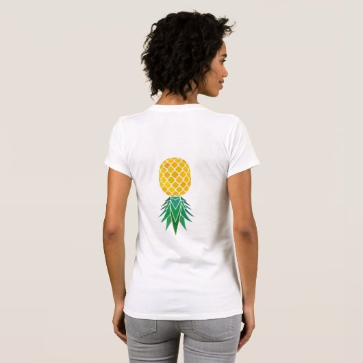 Swinger Pride (Wit) T-shirt (Achterkant volledig)