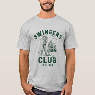 Swingers Club Grappig Sarcasme Golfen Golfer T-shirt