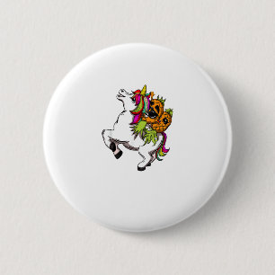 Swingers Koppel Ananas Swingen Op Een Eenhoorn Sw Ronde Button 5,7 Cm