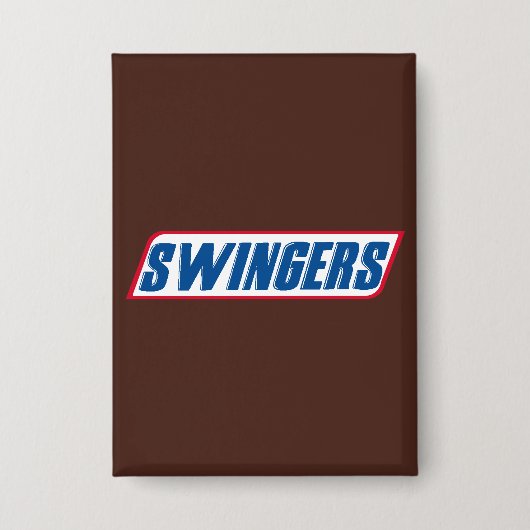 Swingers Snickers Parodie Grappig Button (Voorkant)