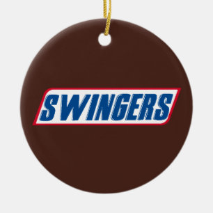 Swingers Snickers Parodie Grappig Keramisch Ornament