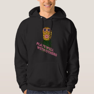 Swingers speelt goed met anderen, ondersteboven pi hoodie