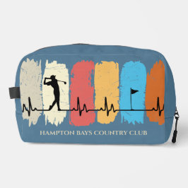 Swingin' Style: Retro Golf Custom Dopp Kit Toilettasje