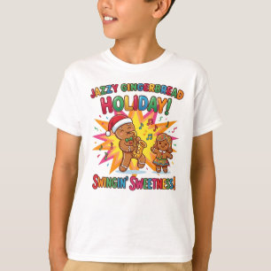 Swingin' Sweetness Gebruikte Kerst-T-shirt – Feest T-shirt