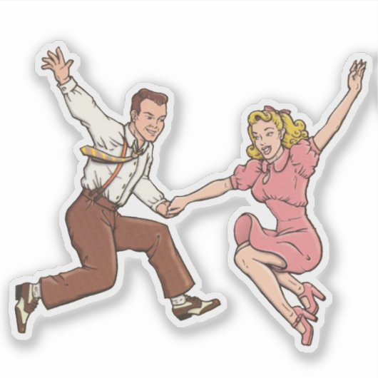 Swinging 40s Sticker (Voorkant)