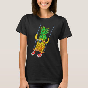 Swinging Ananas Swinger Zonnebril Zomer T-shirt