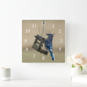 Swinging Blue Jay Wandklok (Huis)