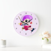Swinging Girl Clock Grote Klok (Huis)