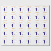 Swinging Golfer Thunder_Thunder_Cove Cadeaupapier (Vlak)