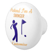 Swinging Golfer Thunder_Thunder_Cove Keramische Knop (Rechts)