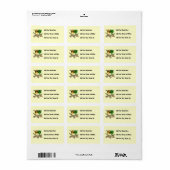 Swinging Monkeys 2e Verjaardag T-shirts en geschen Etiket (Full Sheet)