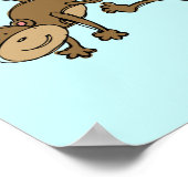 Swinging Monkeys 4e Verjaardag Tshirts en geschenk Poster (Hoek)