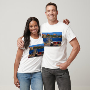 Swinging Old Lady Curacao Bridge T-shirt